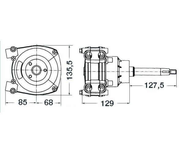 Ultraflex Tambor de Dirección T72FC