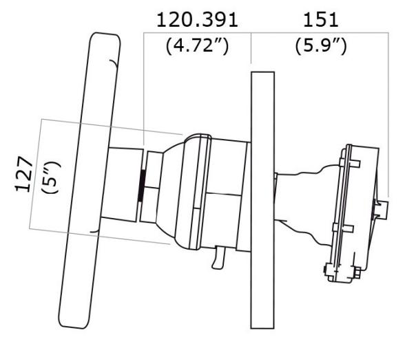 Ultraflex Tambor Dirección T101 con Orientación de Rueda Ajustable