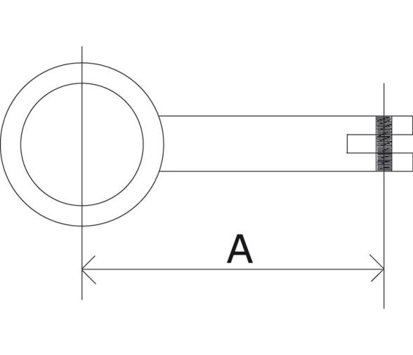 Union Articulacion para 3 Arcos Inox