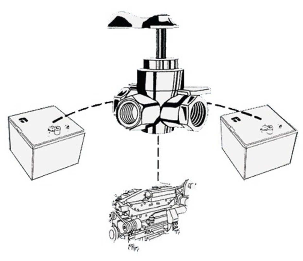 Grifo de combustible 3 vias