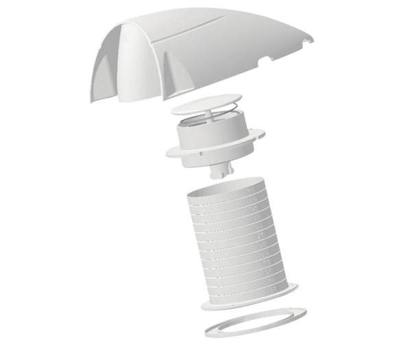 Valvula de Cierre de Caja Dorada Perfilada Plastimo