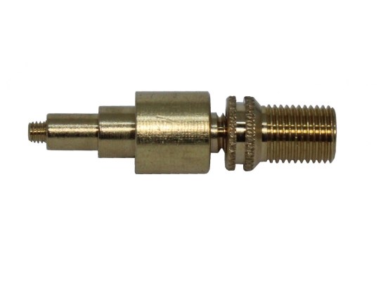 Connector for brass inflation valve, suitable for Plastimo fenders