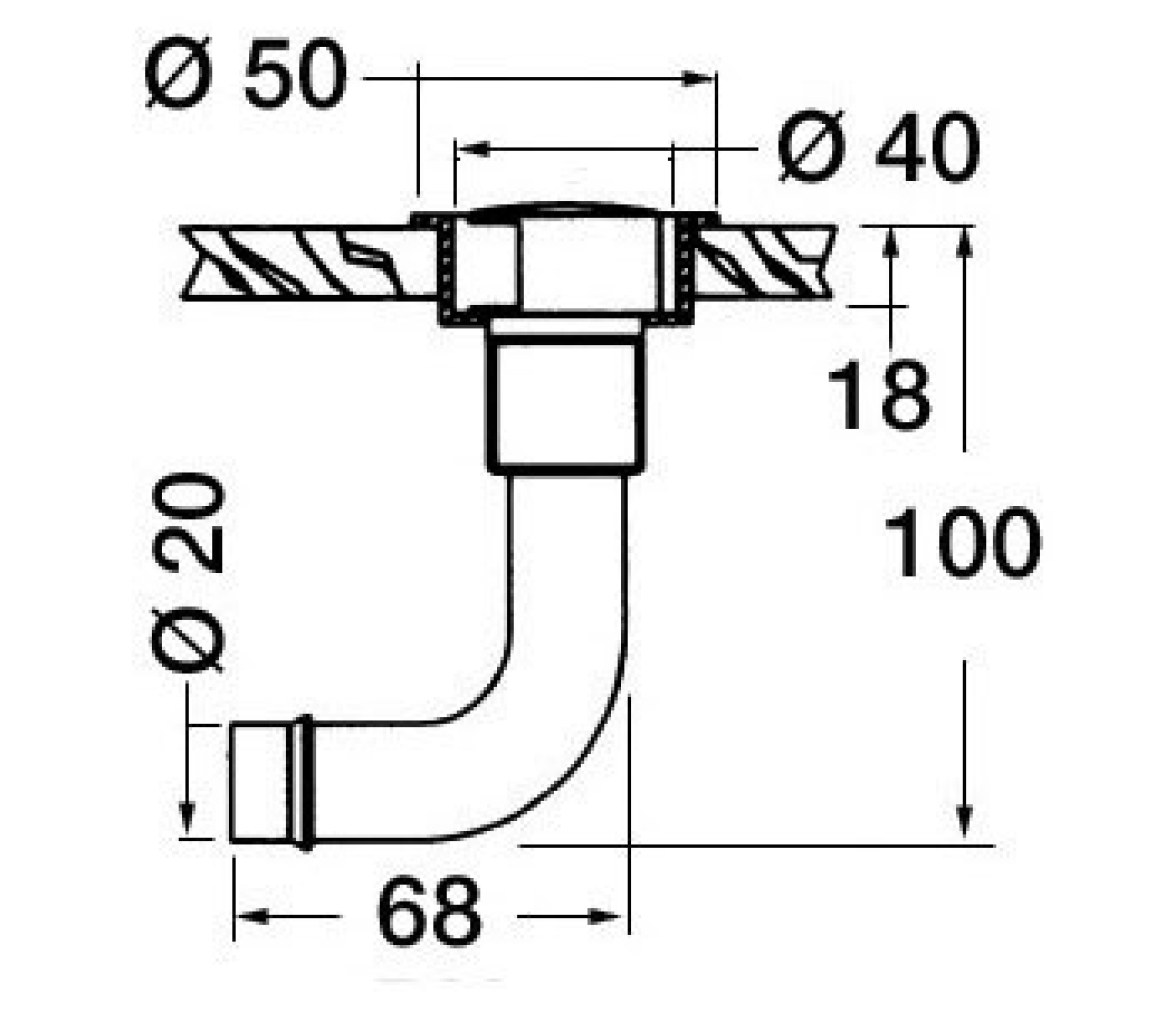 Válvula de ventilación de combustible empotrada