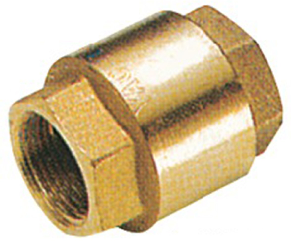 Chromed brass check valve