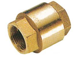 Chromed brass check valve