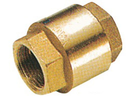 Chromed brass check valve