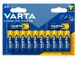 Varta-Pila alcalina LongLife Power 4906 AA (8 + 4)