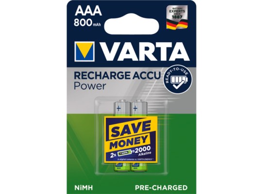 Varta Pilas Recargables AAA 800mAh