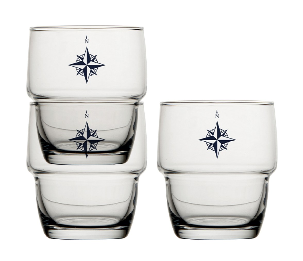 Vaso Apilable Ecozen & Antideslizante – Northwind 6 uds - Marine Business