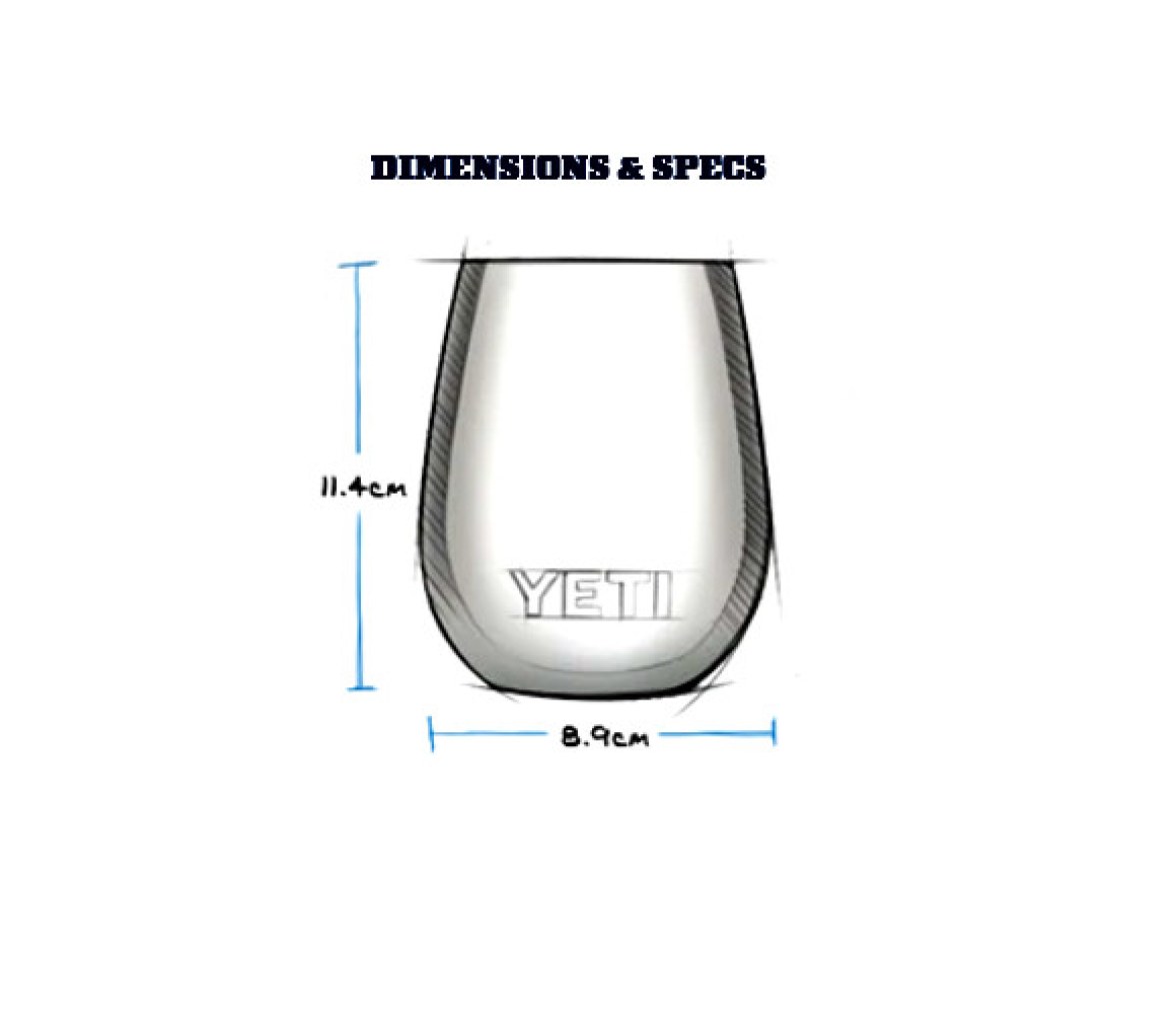 Vaso de vino Rambler de 10 oz