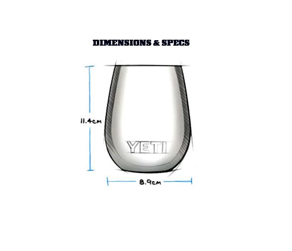 Vaso de vino Rambler de 10 oz