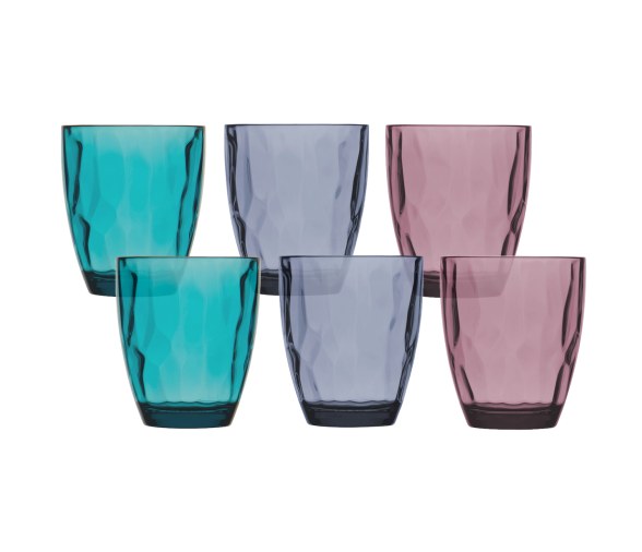 Vasos de Agua Mix Colors, Set 6 uds - Marine Business