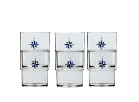 Northwind Stackable Glasses 12 Marine Business Units