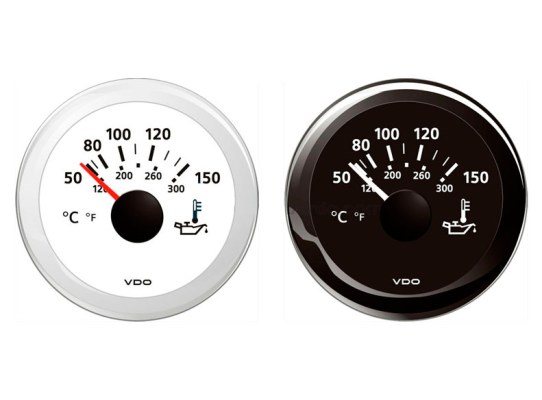 VDO Reloj Indicador Temperatura Aceite