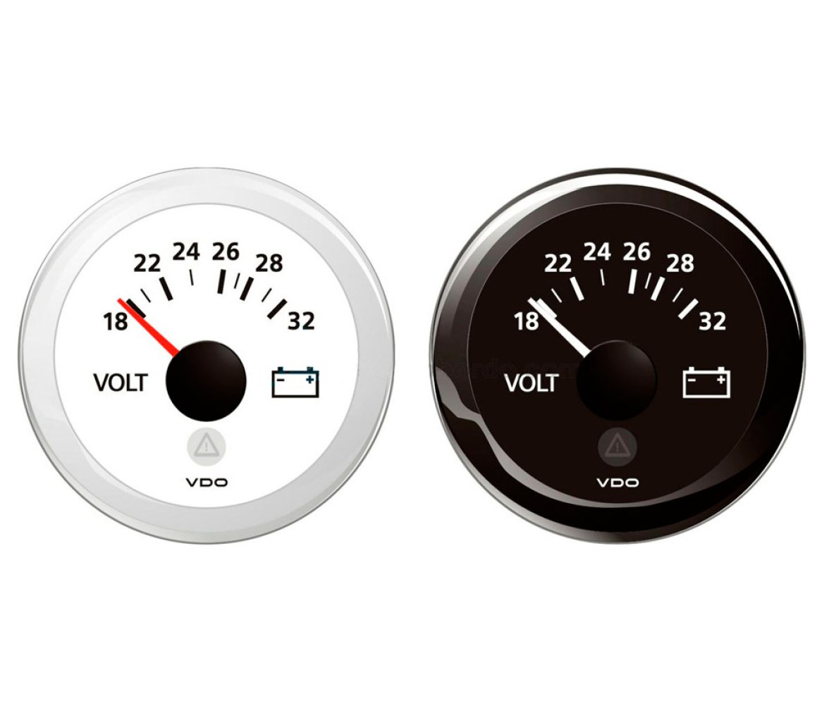 VDO Reloj Indicador Voltimetro
