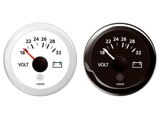 VDO Reloj Indicador Voltimetro
