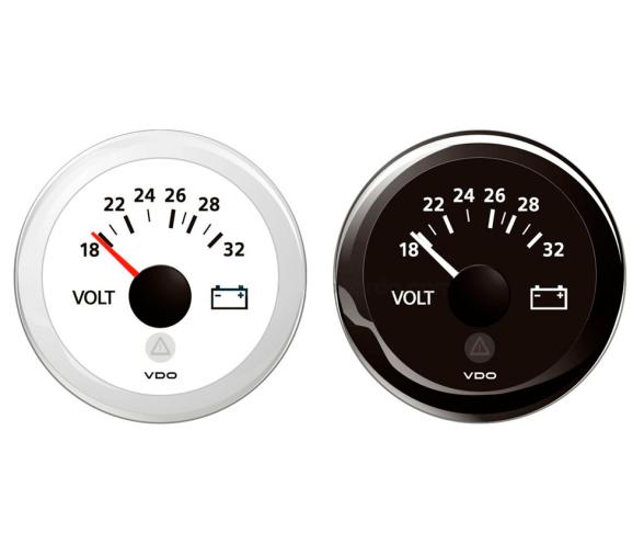 VDO Reloj Indicador Voltimetro