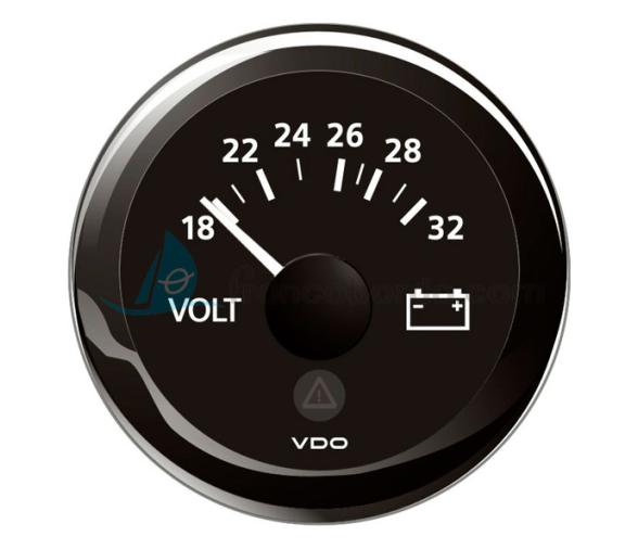 VDO Reloj Indicador Voltimetro