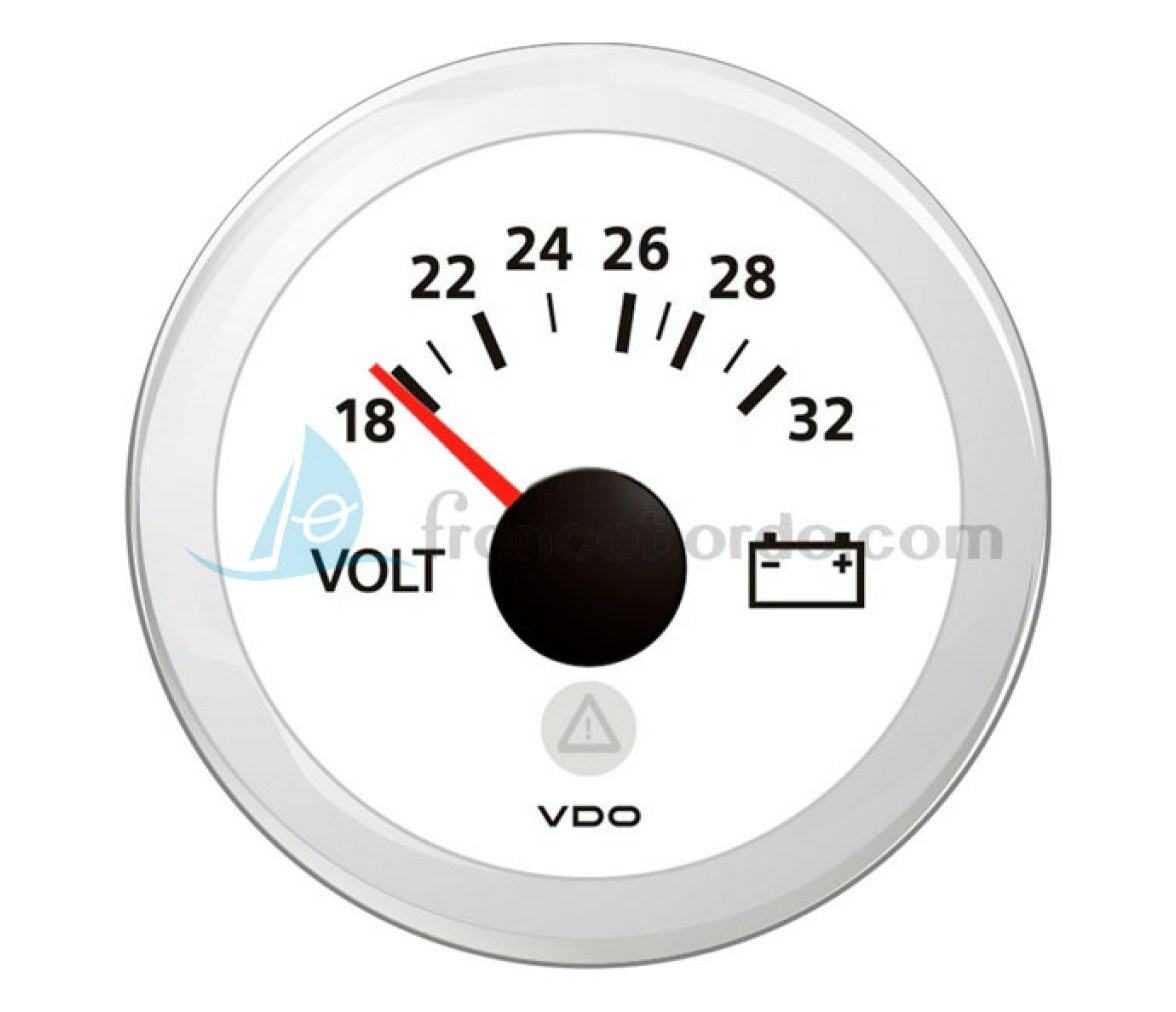 VDO Reloj Indicador Voltimetro