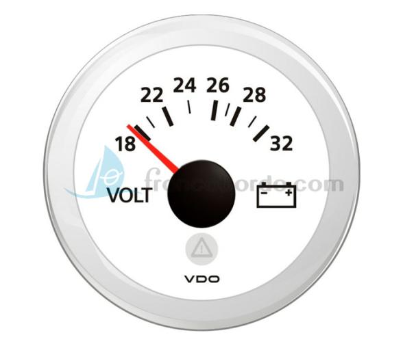 VDO Reloj Indicador Voltimetro