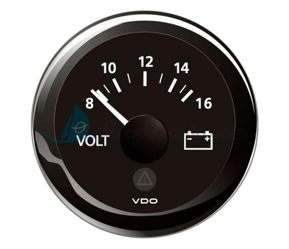 VDO Reloj Indicador Voltimetro
