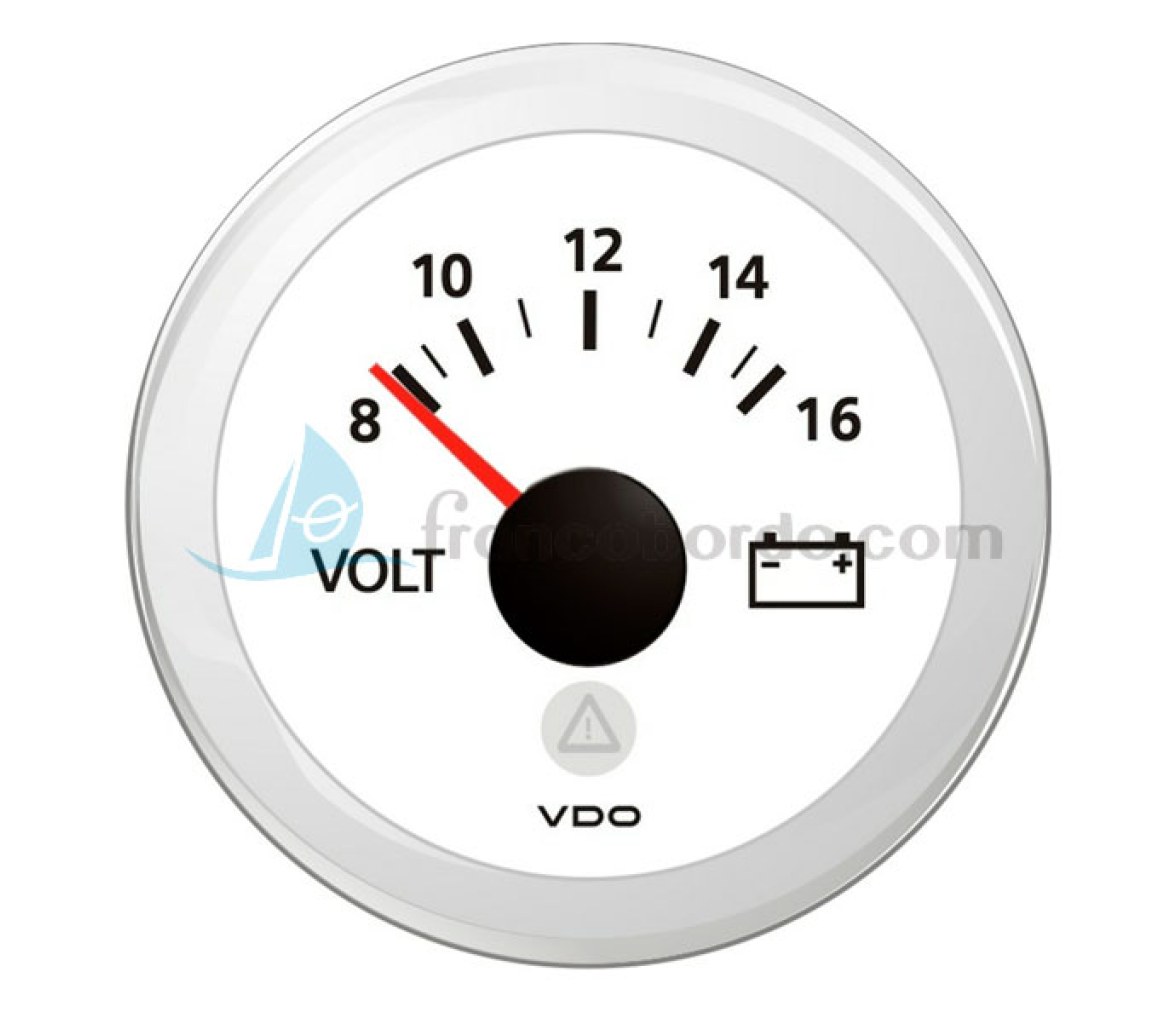 VDO Reloj Indicador Voltimetro