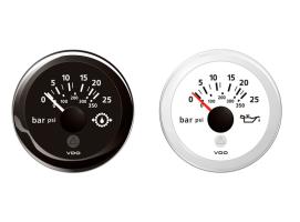 VDO Manómetro Presión Aceite 25 Bar