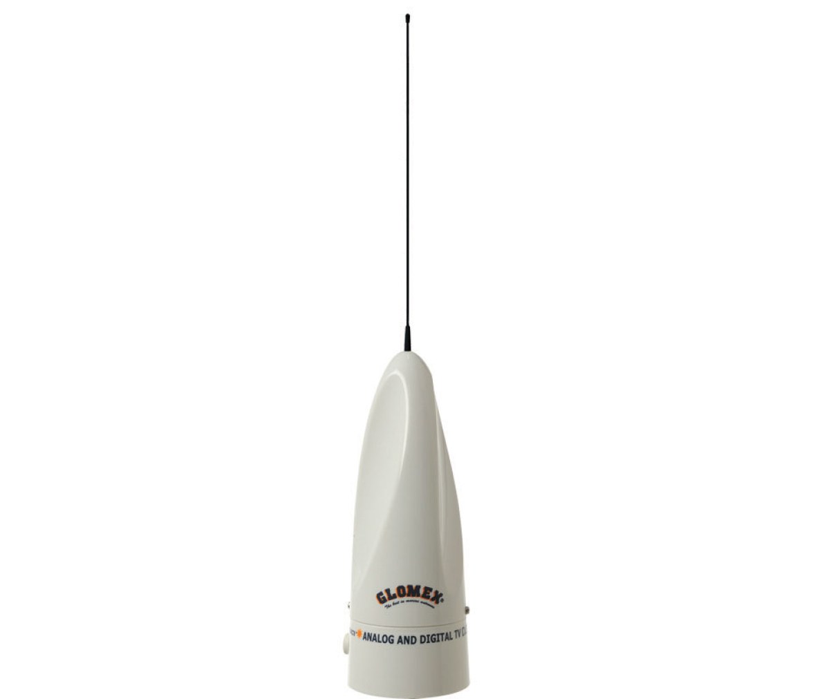 Antena de TV omnidireccional VEGA, Glomex, ganancia media 25 dB