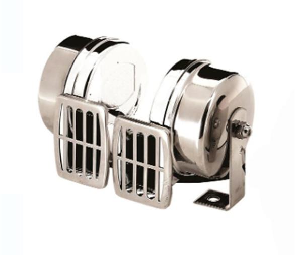 Vetus Bocina doble 12/24 V, conjunto, tono alto/bajo, 112 dB (A)