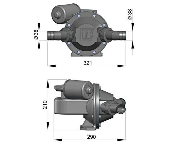 Vetus Bomba de Aguas Residuales