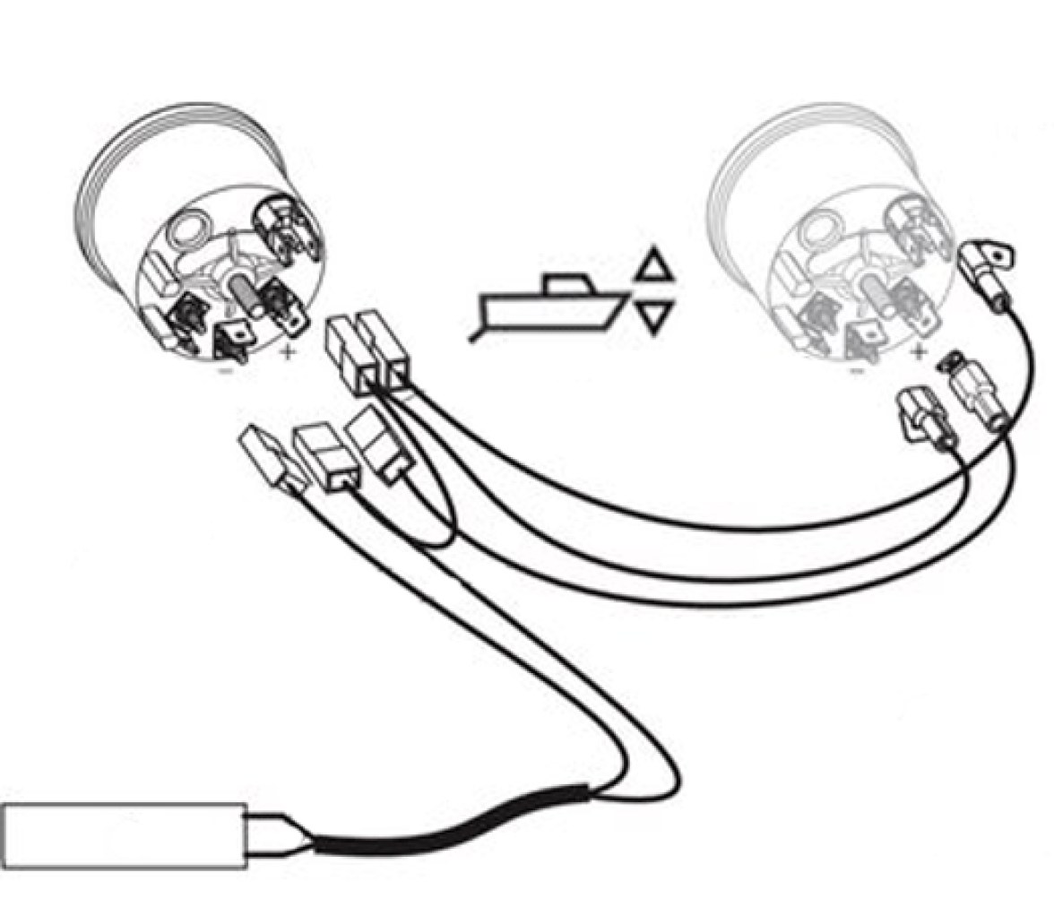 Vetus Cable de Conexión para Indicador de Trimado