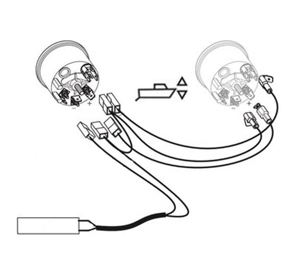 Vetus Cable de Conexión para Indicador de Trimado
