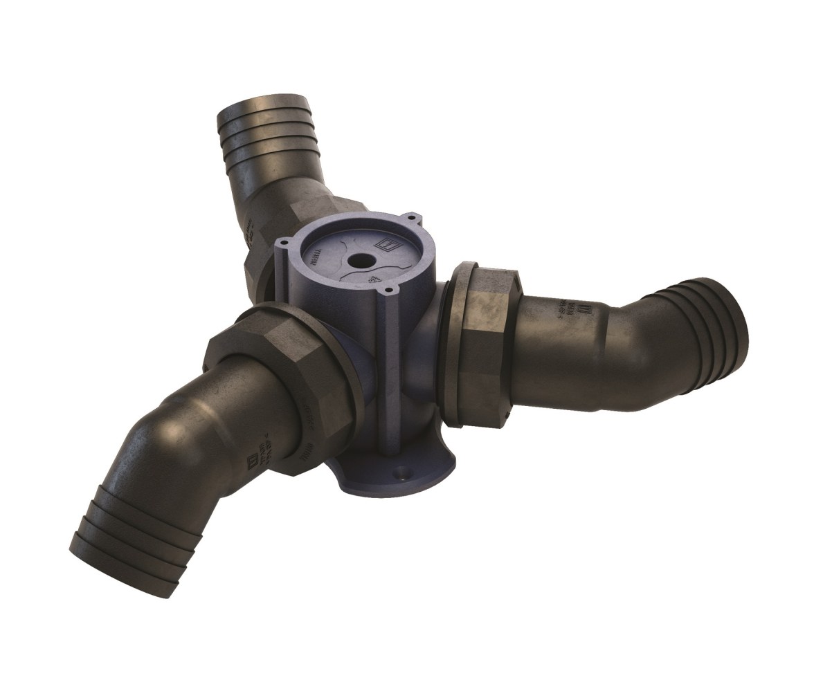 Vetus Conector en Y, excluye conectores de manguera Y3C