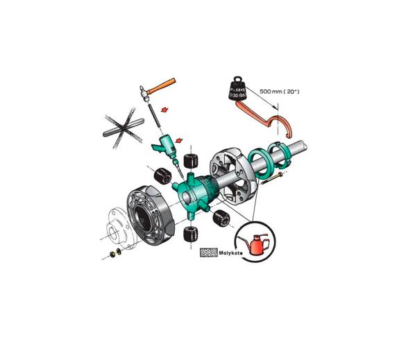 Vetus Conexion Flexible Tipo 6