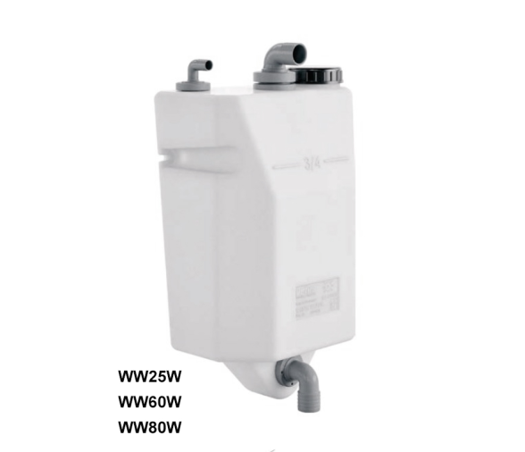 Vetus Depósito de Aguas Residuales Montado en Mamparo