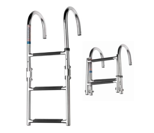 Vetus Escalera Plegable con Ganchos de 3 o 4 Escalones