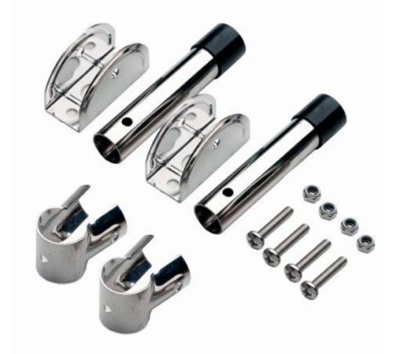 Vetus Escalera Plegable con Ganchos de 3 o 4 Escalones