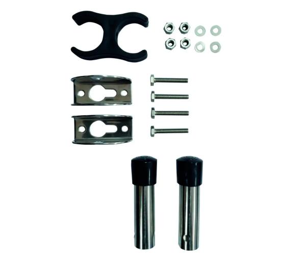 Vetus Escalera Plegable con Peldaños de Teca 3 ó 4 escalones