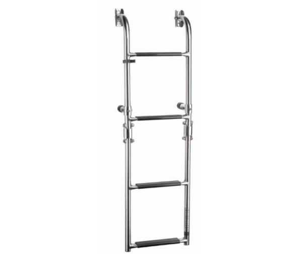 Vetus Escalera Plegable de Acero, montaje popa 3 ó 4 escalones
