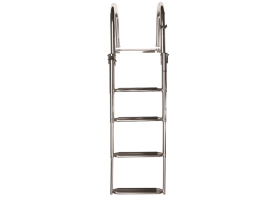 Vetus Telescopic ladder 4 steps, luxurious grip