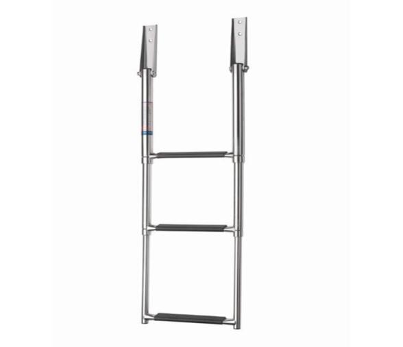 Vetus Escalera Telescópica Ancha de Acero Inox de 3 ó 4 escalones