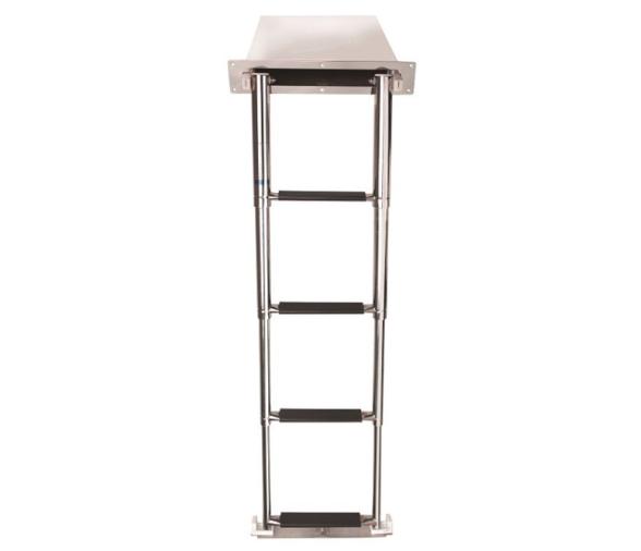 Vetus Escalera Telescópica de Acero Inox con Cajón