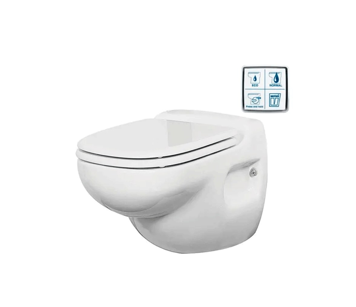 Vetus Inodoro Hato, 24 V, con panel electrónico