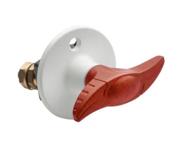 Vetus Interruptor para batería, negro / rojo, 150 Amp