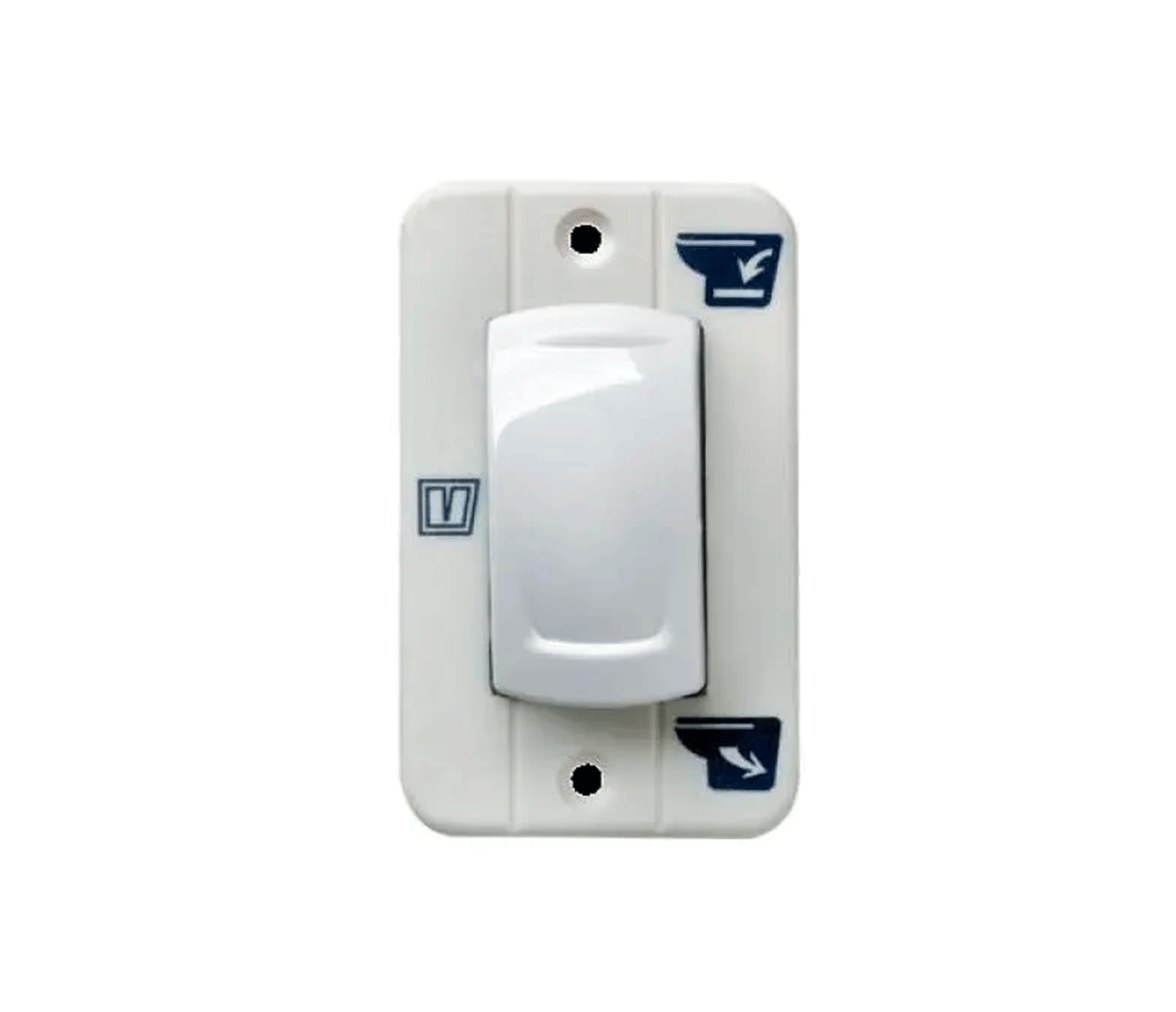 Vetus Interruptor para inodoro tipo TMWQ/TMS, 12/24 V