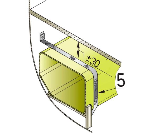 Vetus Kit de instalación para depósitos de agua dulce