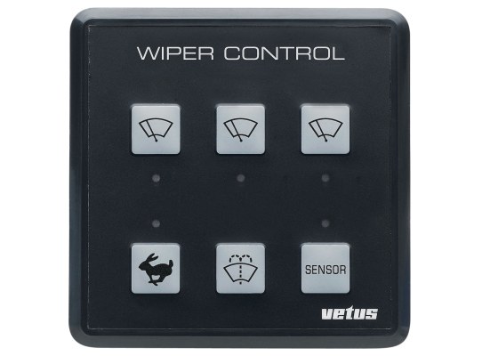 Vetus Panel de control del limpiaparabrisas para hasta 3 posiciones RWPANEL2