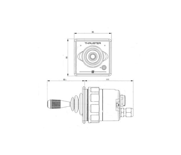 Vetus Panel de Mando para Helices de Proa BOW PRO