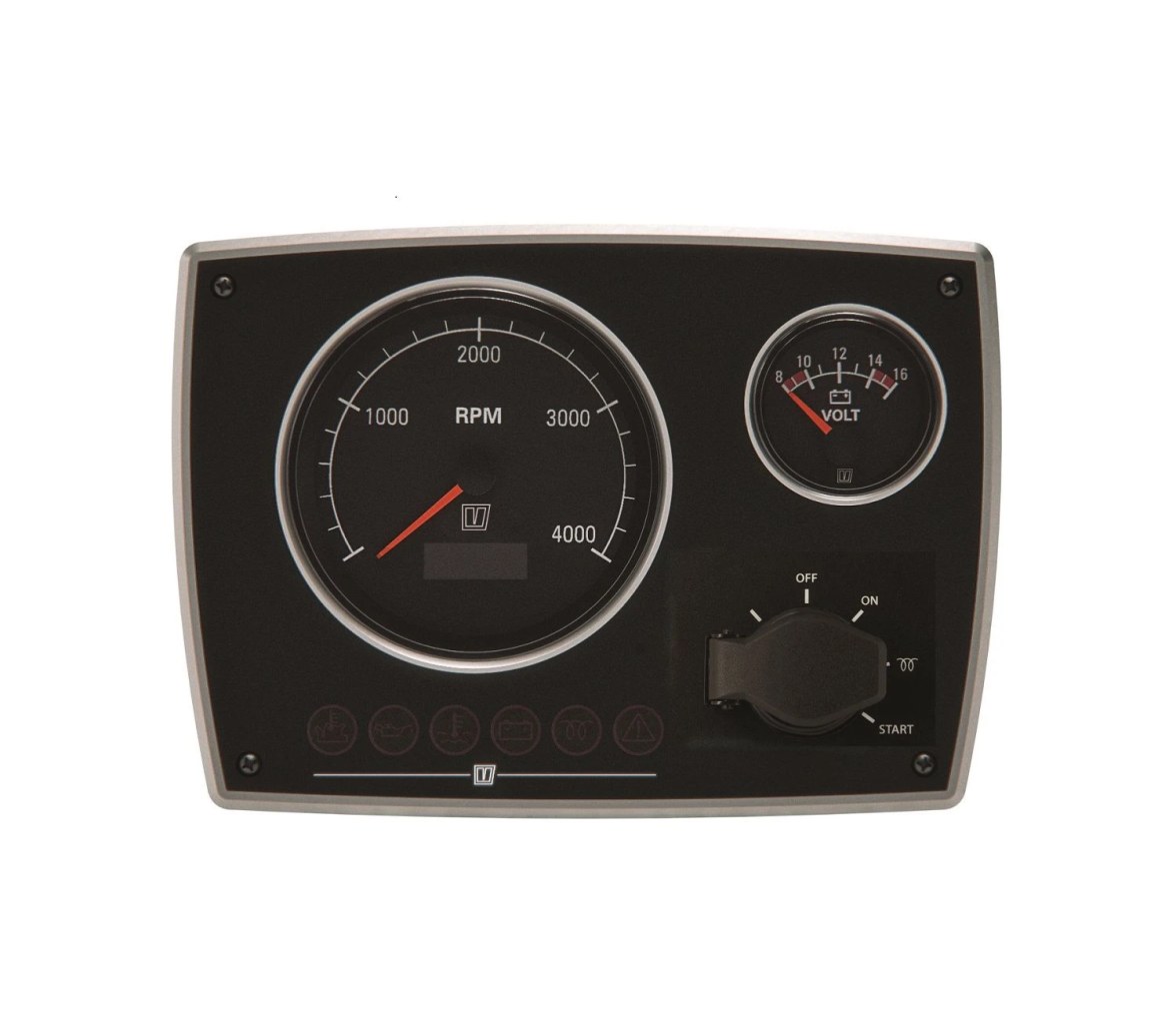 Vetus Panel de motor de aluminio, 12 V, (0-4000 rpm)