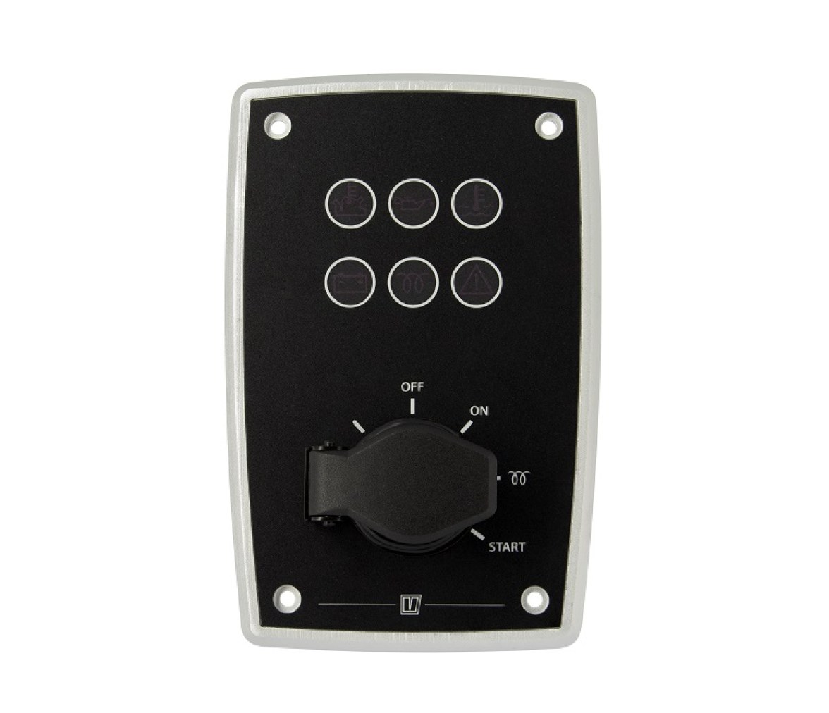 Vetus Panel de motor 12 V, negro MPA10